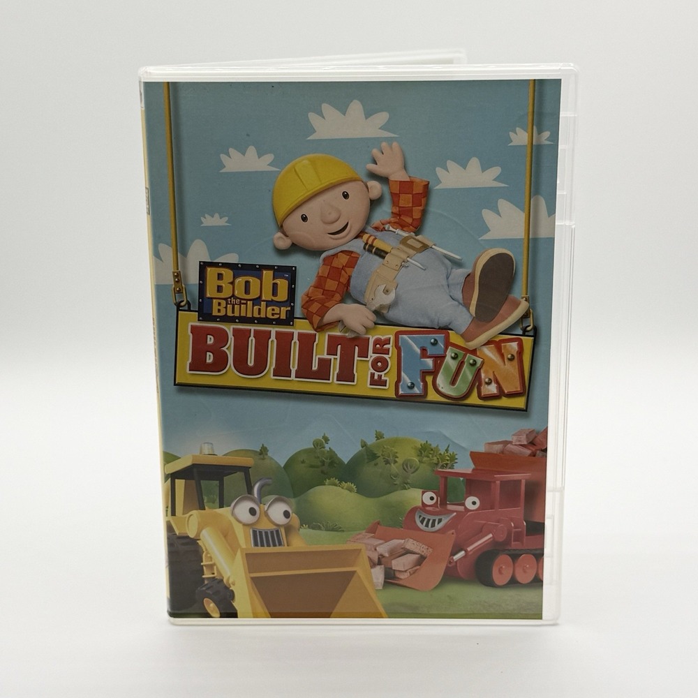 Bob The Builder Built For Fun DVD Children's Animated TV Series Disc